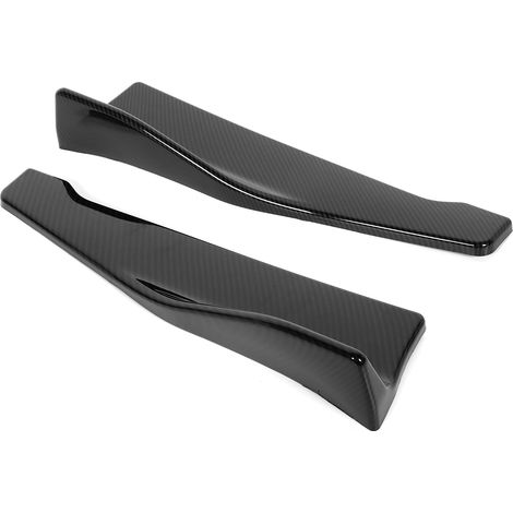 2-teiliger universeller Seitenspoiler in Carbonfaser-Optik – Karosserie-Kit, 48 cm