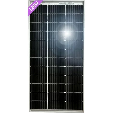 Panneau Solaire, Haute Efficacité, Construction Durable, Bifacial 120W 1PCS (1/2)