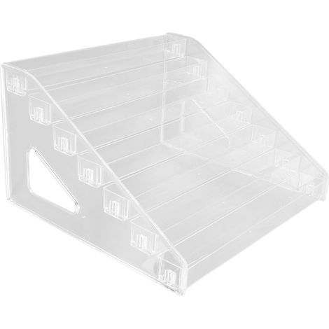 Support DE Rangement DE Maquilage en Acrylique Transparent, Présentoir DE Vernis à ONGLES DURABURES NON TOXIQUES SALLE DE BAIN (1/4)