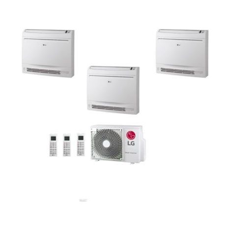 LG Climatizzatore Trial Split Console 9+12+12 con MU3R21U23 R32 Wifi Optional  Classe A++