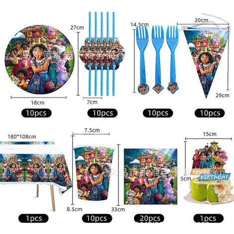 Ensemble de couverts 8 pièces New Encanto pour fête d'anniversaire (1/5)