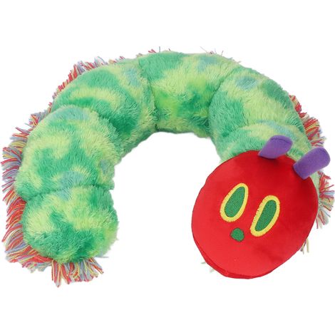 Peluche en forme de chenille, douce et câline, idéale pour la peau, oreiller cervical, entièrement rembourrée, lavable, peluche pour que bébé puisse dormir avec. (1/5)