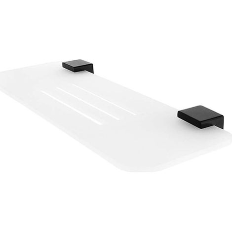 Nimco Kibo - IXI Ablage, Länge 30 cm, Plexiglas matt/schwarz matt Ki-X330-90 (1/2)