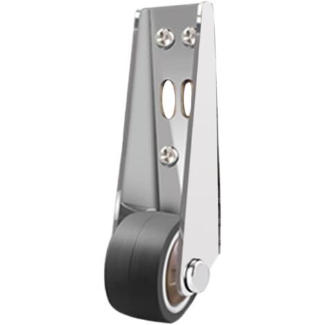 Roulette de portail, roue de support porte retombante en caoutchouc thermoplastique, petite roulette directionnelle avec vis pour portail jardin en bois, clôture jardin (1/5)