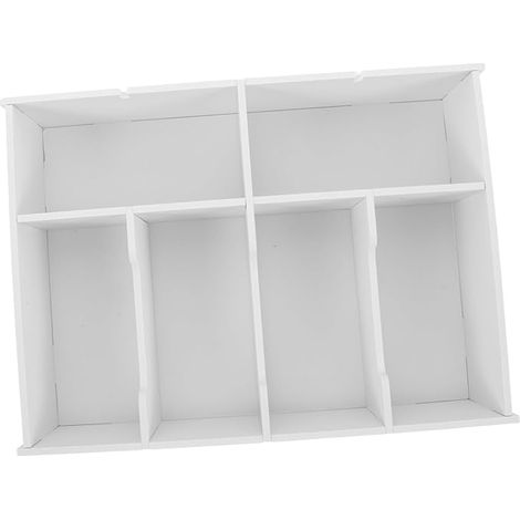Tirelire boîte de rangement matériau du panneau: plastique bois PVC beige (1/5)