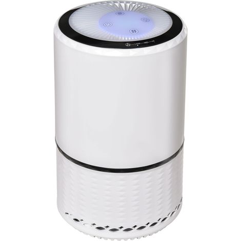 Purificateur d’air avec filtre HEPA et charbon actif, 3 vitesses réglables, surface couverte 18 m², pour poussière, fumée, odeurs et pollen (1/5)