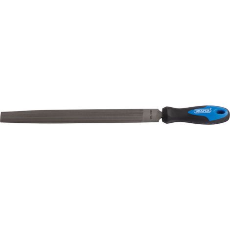 Draper 300mm Half-Round File with Handle – Soft Grip Engineer's Files and Rasps (1/5)