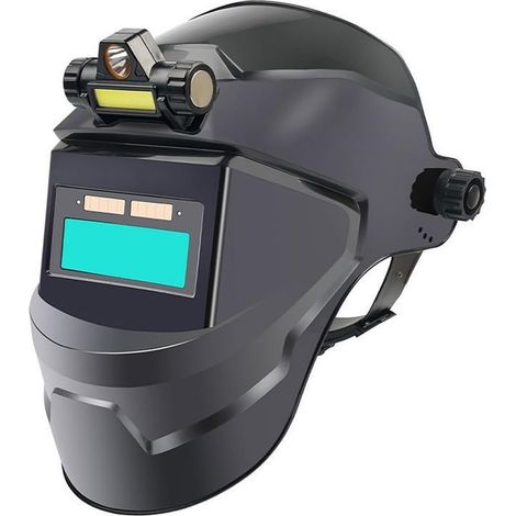 Vraie Couleur Masque De Soudure Automatique,Casque Soudure Auto Assombrissement Solaire Grande Vue Casque de Soudure,B (1/5)