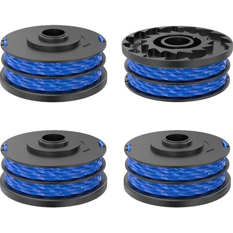 x Drahtspulen, passend für Ryobi RAC123, Ersatzteil für Ryobi RLT4027, RLT4125, RLT5027, RLT6030, RLT5127, RLT6130-5132002670, Ø 1,5 mm, 8,3 m Länge (4 Spulen). (1/5)