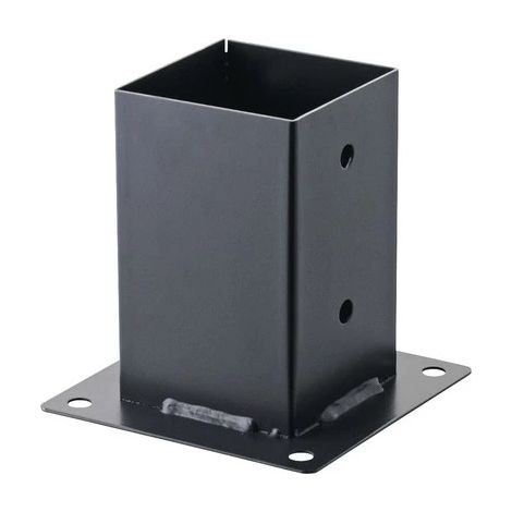 supporto di ancoraggio a terra da appoggio, 91x91 mm - antracite