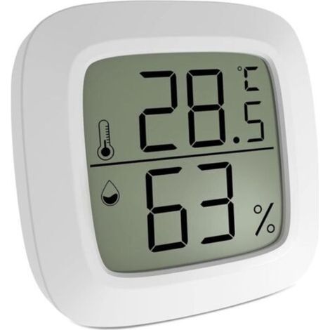 Thermometer Hygrometer Digitales Innenraumthermometer Hygrometer Innen, Mini-Thermometer für Haus Terrarium Schlafzimmer Babyzimmer Inkubator Keller Garderobe usw.
