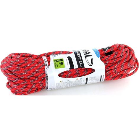 Cuerda de escalada Beal Booster III de 9,7 mm y 60 m, Unicore Golden Dry - naranja