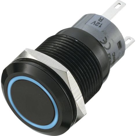Bouton-poussoir antivandalisme LAS1-AGQ-11E/B 702182 250 V/AC 5 A 1 x Off/(On) IP67 à rappel 1 pc(s) (1/3)