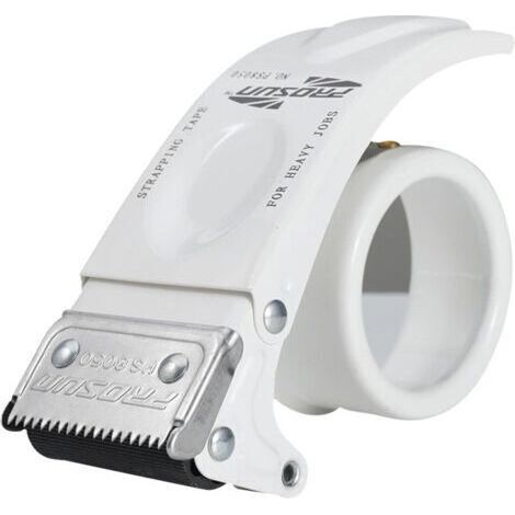 Adhesive Tape Dispenser Gun, Manual Dispenser for Packaging Adhesive Tape, TG02, White (1/4)