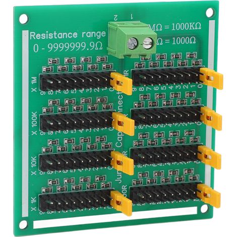 Carte de résistance 0 à 9999999,9 Ω PCB programmable SMD avec bornes 220 V (1/5)