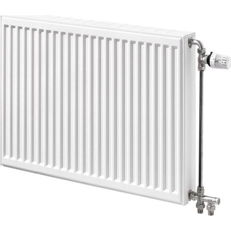Radiateur eau chaude acier Compact B type 33 habillé - H600 x L1200mm - 4 trous - Henrad