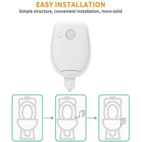 Eclairage LED - - Veilleuse WC - 7 couleurs - IP65 - Pour enfants (1/4)