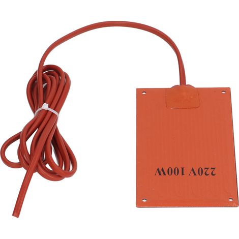 Tapis chauffant en caoutchouc silicone 90 x 150 mm, 220 V CA, pour armoire électrique (1/5)