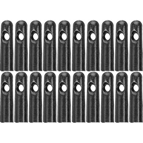 Lot de 30 embouts de fixation pour parapluie : pièces de rechange métalliques, diamètre du trou : 4 mm, fixation facile à installer - accessoires de réparation pour parapluies (1/5)