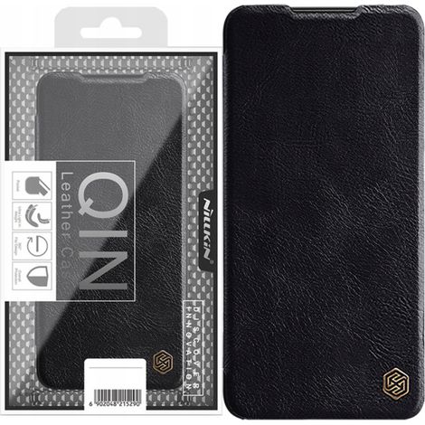 Custodia Nillkin Qin per Xiaomi Redmi Note 11 Pro+ (Cina) / Redmi Note 11 Pro (Cina) / Mi11i HyperCharge con Flip Cover - Nera (1/5)