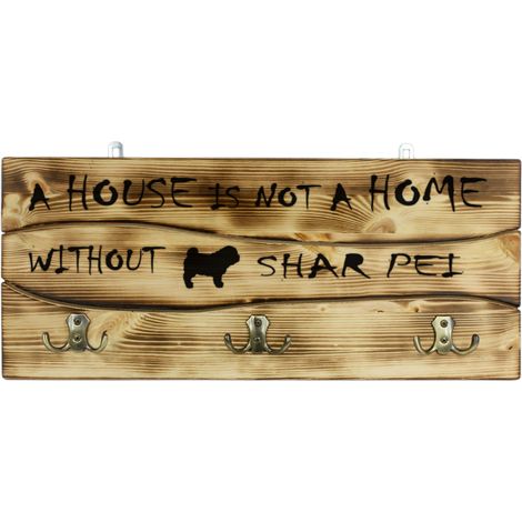 Shar Pei - gruccia con cane, espositore per medaglie, decorazione per la casa di Art-Dog (1/5)