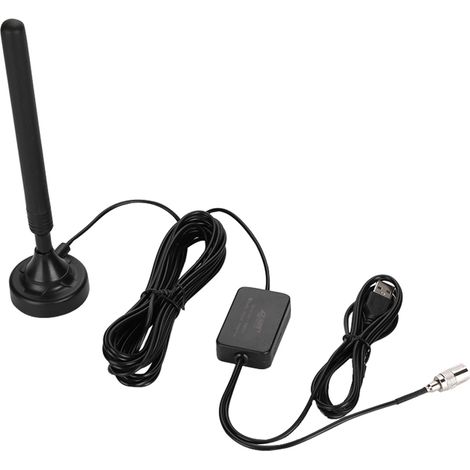 Antenne radio FM domestique à gain élevé de 25 dB, antenne FM USB haute sensibilité pour les pièces à faible hauteur sous plafond. (1/5)