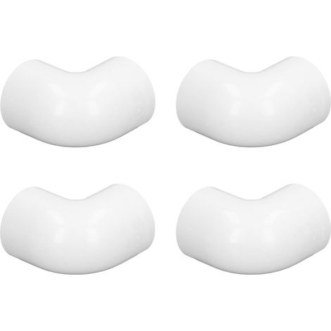 Raccord PVC 32mm, 12 pièces Coude 90° à 2 voies, Raccord d'alimentation en eau, Adaptateur en plastique, Joint de tuyauterie (1/5)