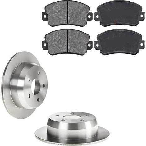 KIT FRENI ANTERIORI compatibile con FIAT UNO (146) - DISCHI + PASTIGLIE OEM: FDB346, FDB351, FDB351B / 15044 /SOSTITUZIONE DIRETTA/BASSA POLVERE/SILENZIOSO (1/5)