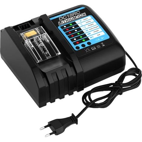 Batterie, 9000mAh Kapazität, kompatibel mit verschiedenen Makita-Werkzeugen, 4A Ladegerät (1/2)