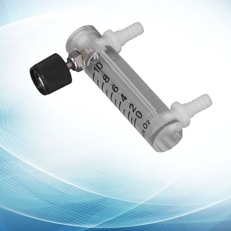 Débitmètre à gaz en acrylique 0‑10LPM pour mesure et contrôle de débit