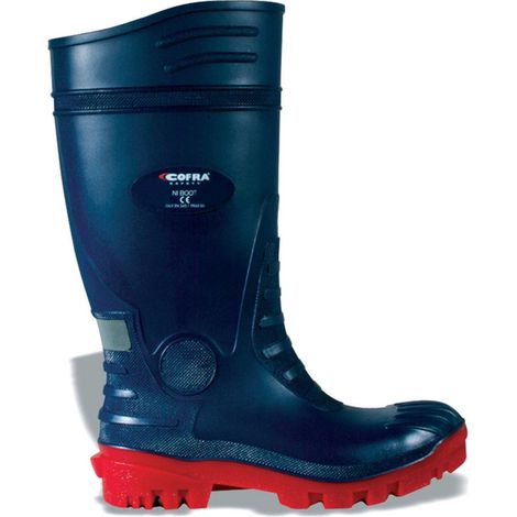 TRADE SHOP - Stivale Blu S5 Typhoon Cofra Da Lavoro Antinfortunistica Gambale: Pvc Ergo Cofra -    40