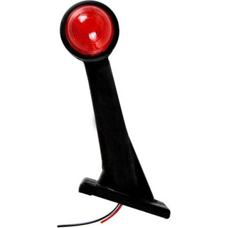 ProPlus Umrissleuchte rot/weiß 160mm schräg