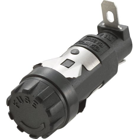 TRU COMPONENTS MF-500H Sicherungshalter Passend für (Sicherungen) Feinsicherung 5 x 20 mm 10 A 250