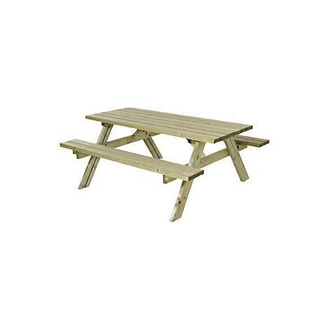 kaiserkraft Set di tavolo e panche legno di conifera
