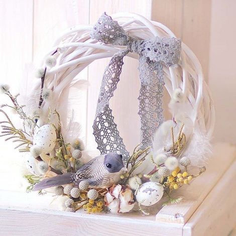 Couronne En Vigne Naturelle - Couronne En Rotin Pour Décoration De Noël Pâques Et Fêtes - Diamètre 10 cm 20 cm 30 cm - Lot De 1 (1/5)