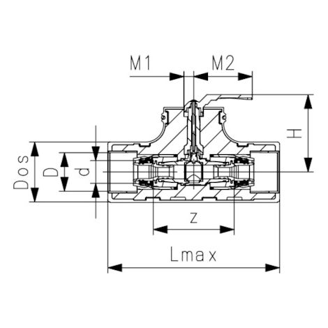 KH isol laiton PN16 d16DN15
