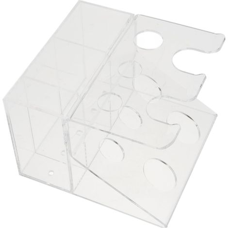 up Organizer und stabiler Rasierständer aus Acryl