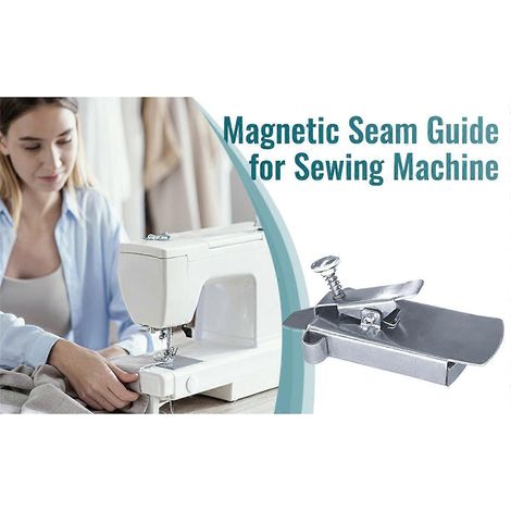 Guide de couture magnétique pour machine à coudre, règle de guidage de couture magnétique (1/5)