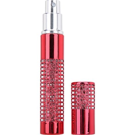 Flacon pulvérisateur vide 5ml rechargeable pour huile essentielle, atomiseur voyage portable rouge, flacon parfum miniature réutilisable (1/5)