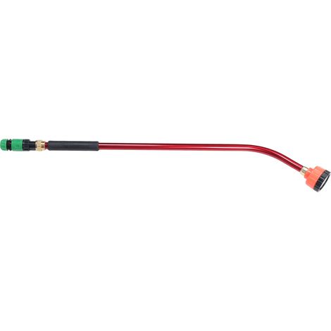 Baguette de pulvérisation d'eau réglable, bâton d'arrosage durable en alliage d'aluminium, arrosage de plantes en plastique pour jardin, cour, ferme G1/2 1000 mailles 90 cm (1/5)