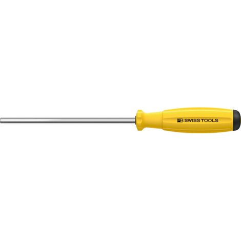 PB Swiss Tools Tournevis hexagonal, droit, avec manche bimatière SwissGrip ESD, Hexagonal: 2,5 mm