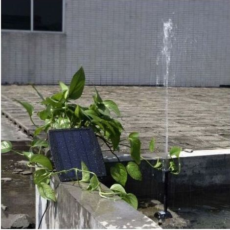 Bürstenlose Solarpumpe 9V 2,5W – Durchflussrate 200L/h – Für Teich, Brunnen, See, Pool – Automatischer Start bei Vollsonneneinstrahlung – Qersta (1/5)