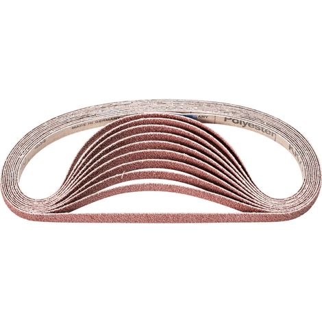 PFERD TOOLS Korund Schleifband BA 12x610mm A40 für universelle Anwendung mit Bandschleifer 100 Stk