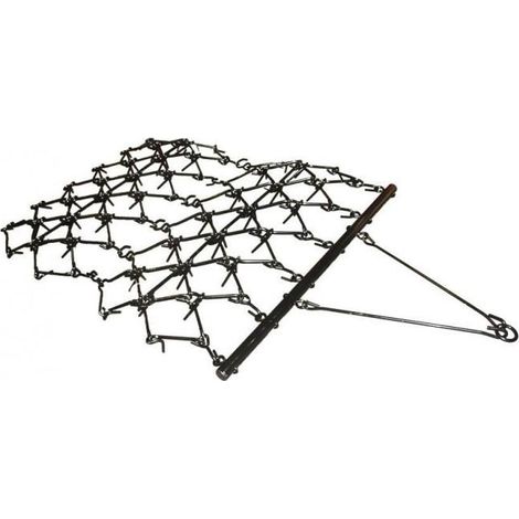 Dema – Herse de prairie – Scarificateur montage universel 1220 mm – Largeur de travail 1220 mm – Griffes métalliques 10 mm