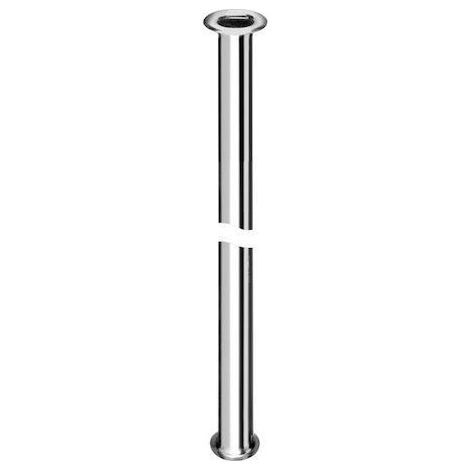Kupferrohr 3/8Zollx1/2Zoll Bördel, d:10, L:500, chrom
