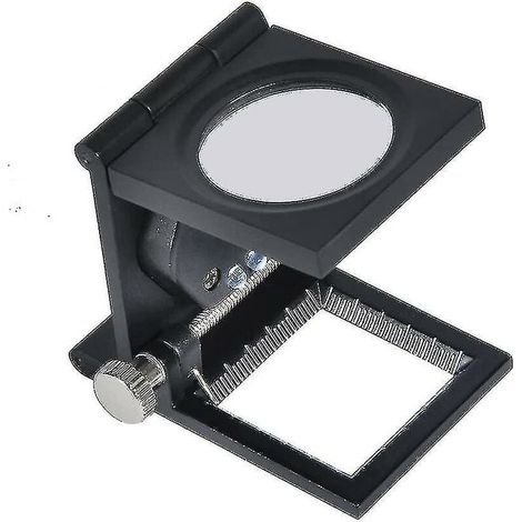 Loupe 10x Pliante Compteur de Fil Testeur de Lin Universel Portable (1/5)
