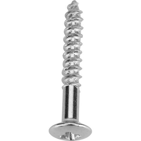 40 Vis de Fixation pour Micro Humbucker, Kit de Montage Guitare avec Cadre et Anneau (Argent) (1/4)