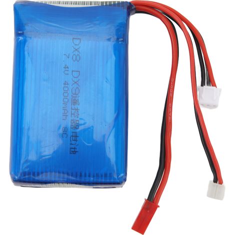 Batterie 7.4V 4000mAh pour Transmetteur Spektrum DX8 DX9, Télécommande Radio (1/5)