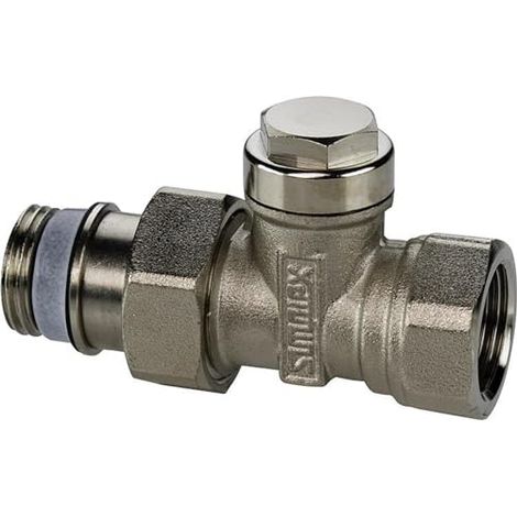 racor flamco-meibes simplex latón niquelado 10 bar 110 °C