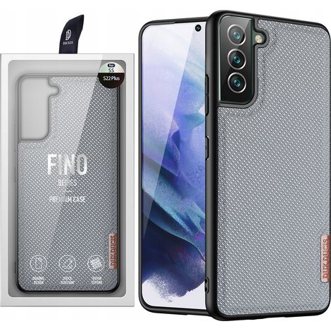Custodia Dux Ducis Fino in tessuto di nylon per Samsung Galaxy S22+ (S22 Plus) blu (1/5)